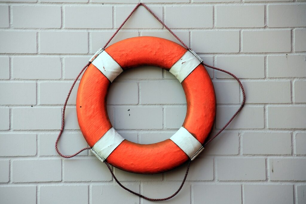 rescue, lifebuoy, strip